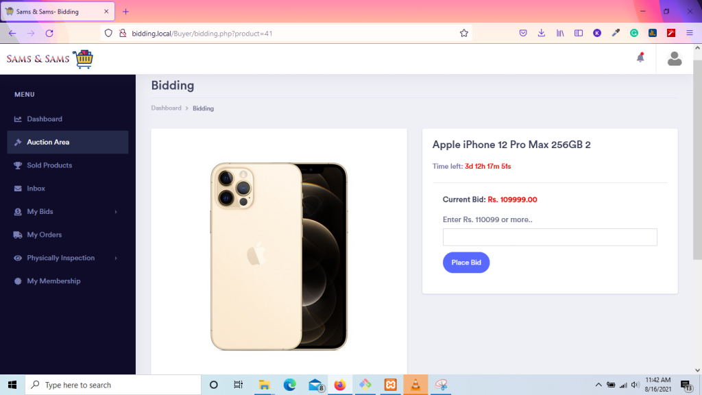 online auction system php mysql 5 membership