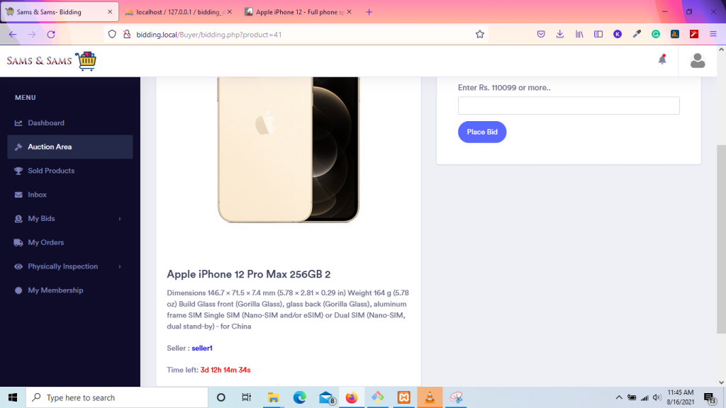online auction system php mysql 6membership