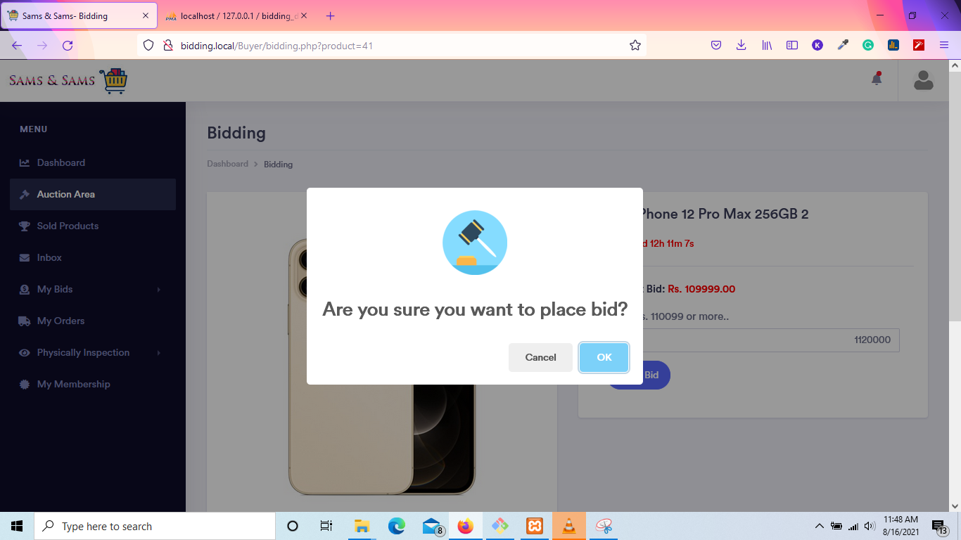 online auction system php mysql 8 membership