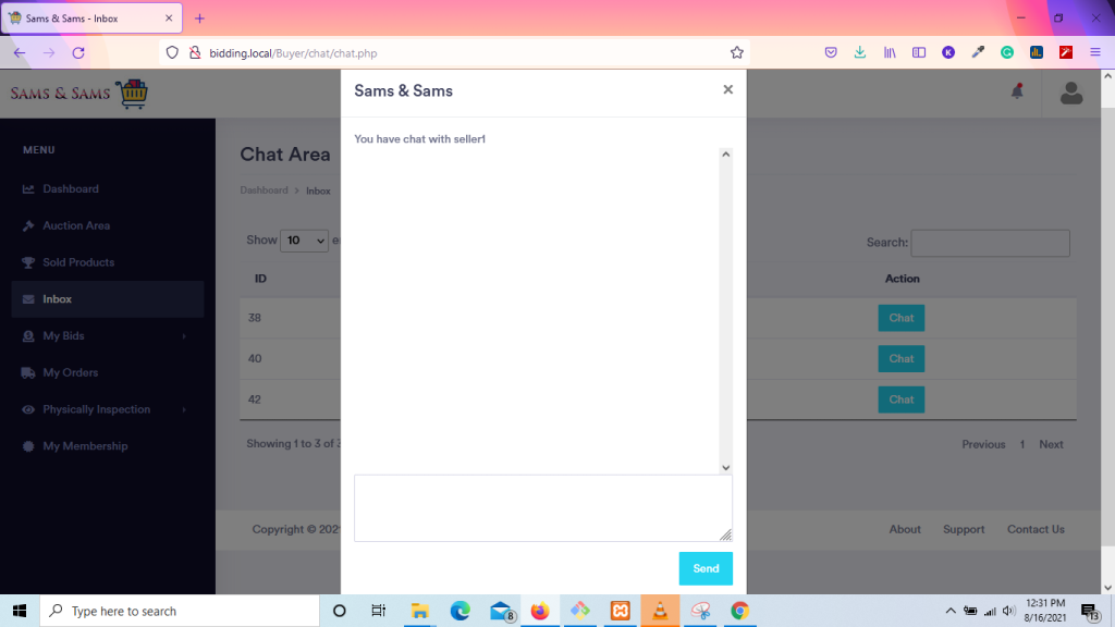 online auction system php mysql 11