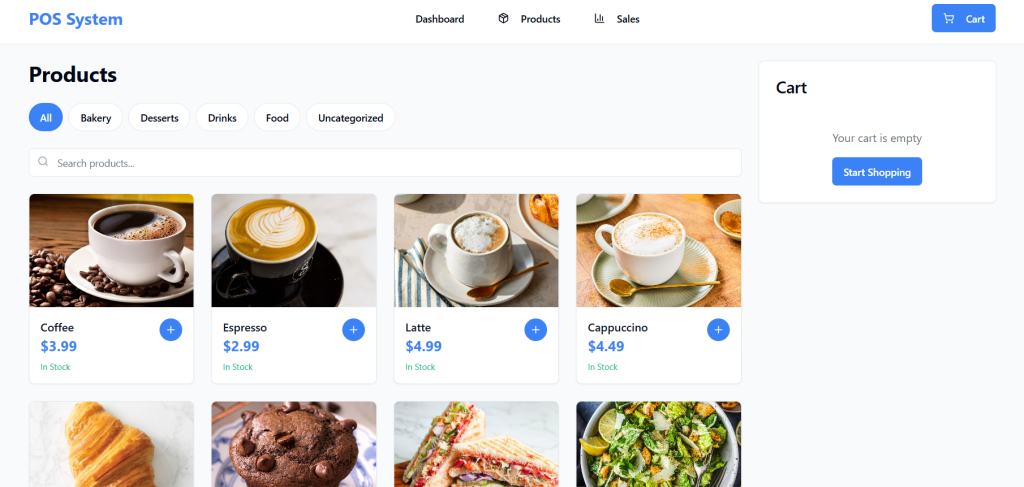 POS system react vite and typescript 1