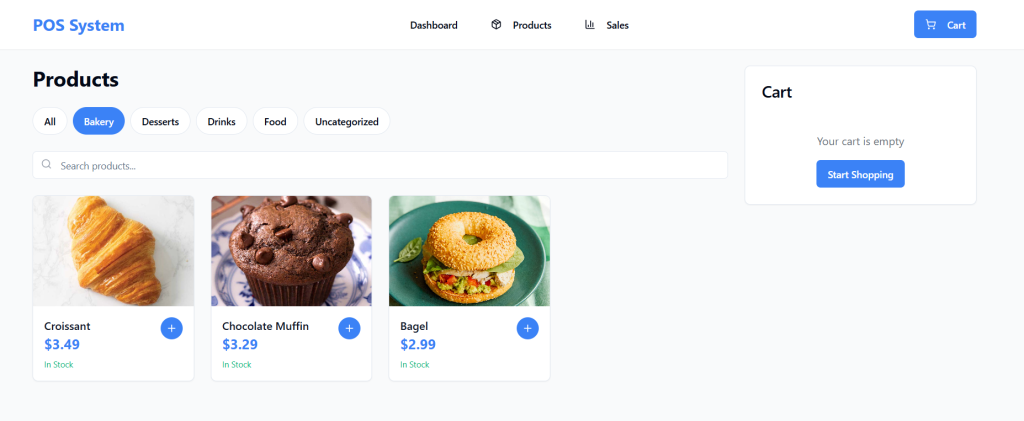 POS system react vite and typescript 2