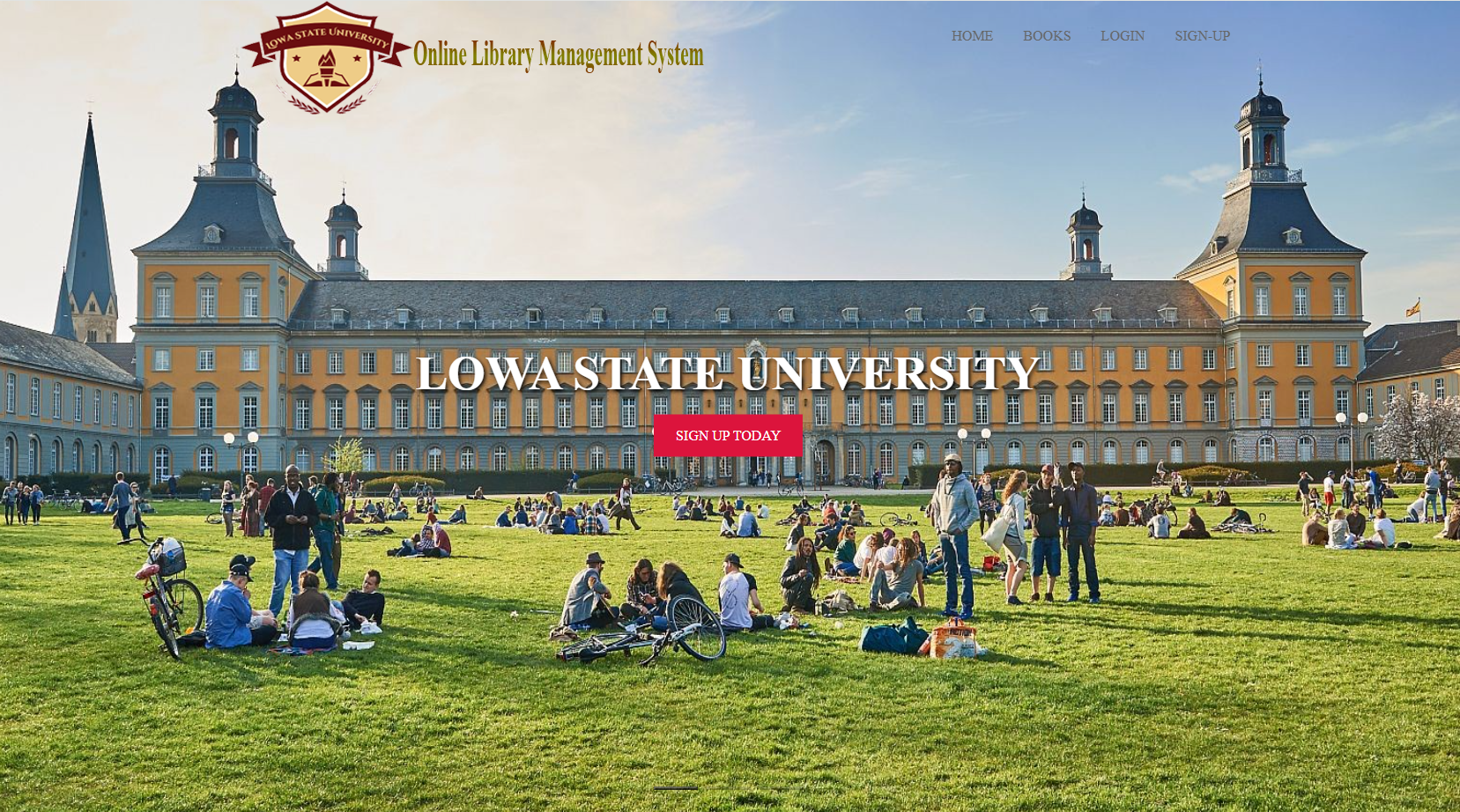 Library Management System PHP MySQL 1