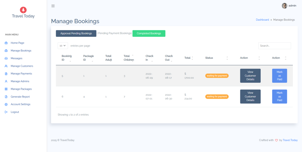 travel tourist booking system 8
