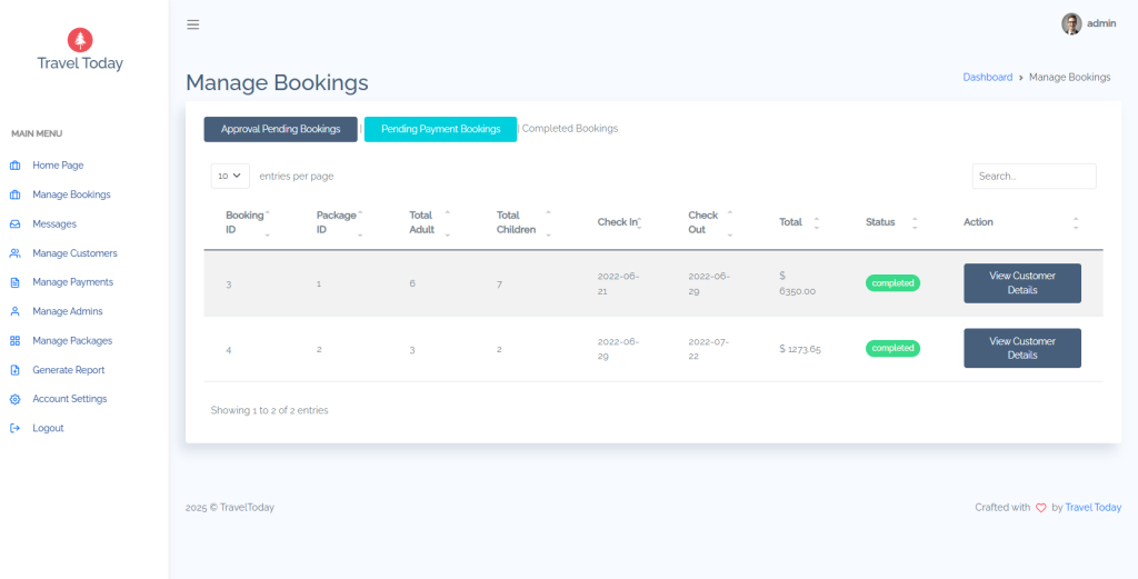 travel tourist booking system 9
